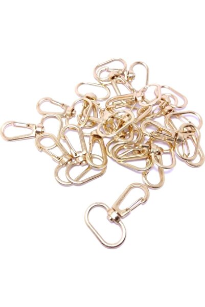 Genel Markalar Makrome Anahtarlık Halkası (KANCASI) 25 Li Gold