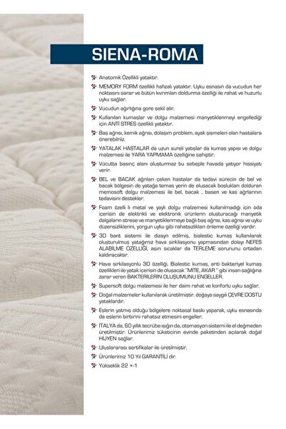 Magniflex sıena-roma yatak
