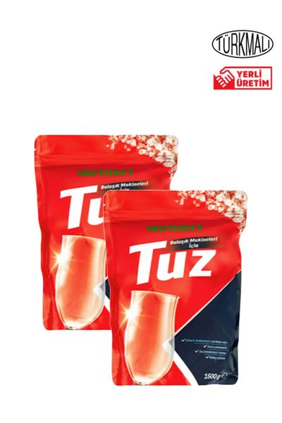 actisoft Bulaşık Makinası Tuzu 1500 gr x 2 Paket