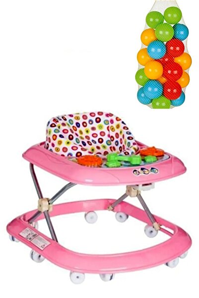 SAZE 3 Kademeli Lüx Balıklı Yürüteç 10 Teker 20 ADET TOP HEDİYEMİZDİR YÜRÜTEÇ OYUN OYUNCAK