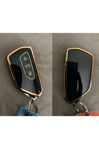 EBG İSTANBUL Golf 8 Control Cover (seat-skoda VS) BLACK GOLD