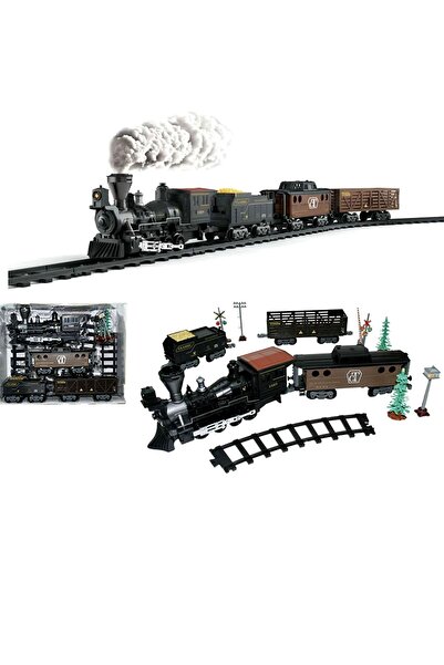 SAZE FF-1613A Işıklı ve Sesli Classic Buharlı Tren Ray uzunluğu: 135 cm.