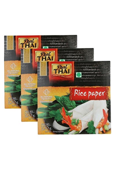 Real Thai Pirinç Yufkası - Rice Paper 22cm 100 gr 3 Adet