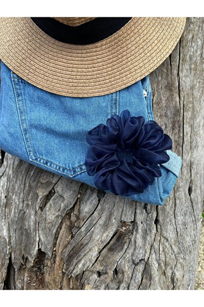 Melays Țesătură pentru scrunchie bleumarin - Cataramă tip covrigi organizată ...