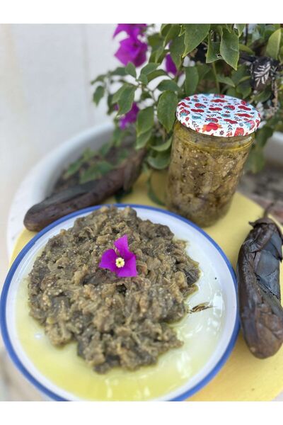 Aydın Enginar Köy Ürünleri 660 cc Cam Kavanozda Köz Patlıcan Konservesi