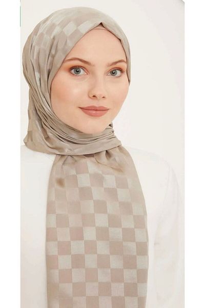 Armine Diamond Shawl - Checkerboard Design