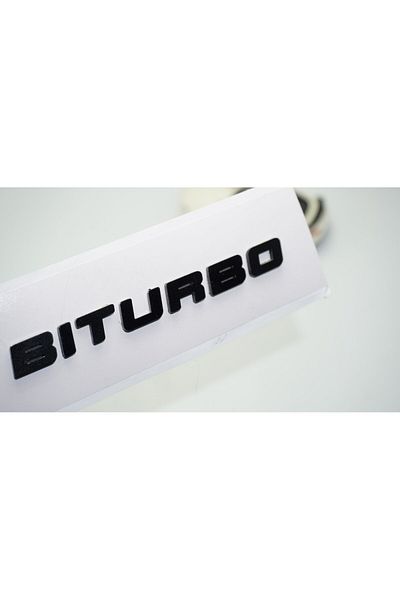 DK Tuning Geantă de bagaje neagră Mercedes - Biturbo ABS, logo scris