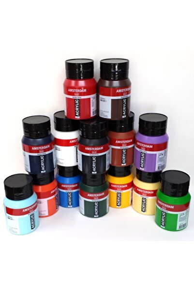 Talens Amsterdam Acrylic 500ml Full Set 90 Adet - Akrilik Boya Tüm Renkler