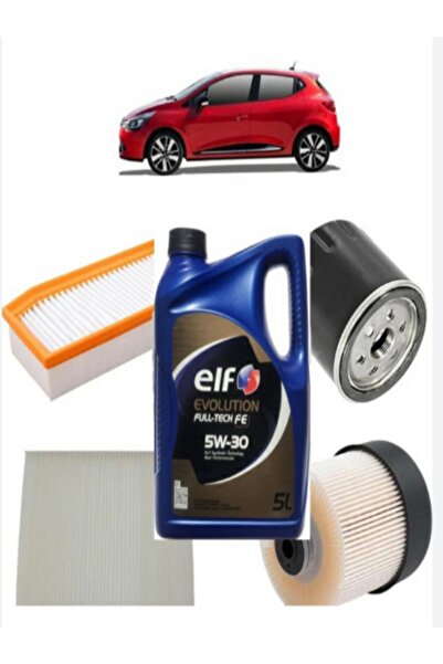 MAİS Clıo Iv 4 Periyodik Yağ Bakımı Elf 5w30 Yağ Ve Mazot Filtresi Mais Hava ...