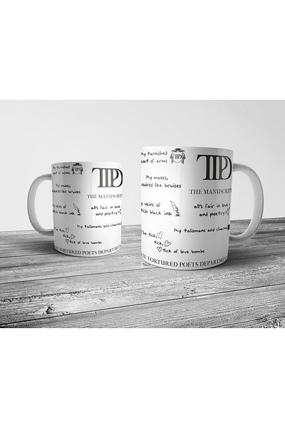 Pixxa Taylor Swift the Tortured Poets Department Ttpd Mug Cup