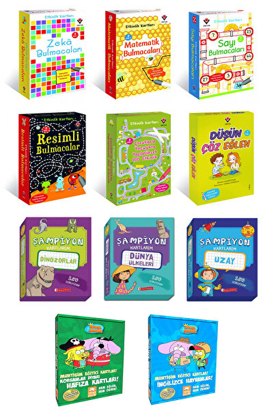 Tübitak Yayınları Tübitak Etkinlik Kartları Odtü Şampiyon Kartlarım Dinozorla...