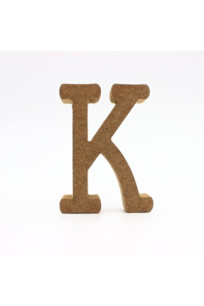 na neşeli ahşap 10 Cm Ahşap K Harfi , Dik Durabilr . Harf Seçimli Özel Gün Do...