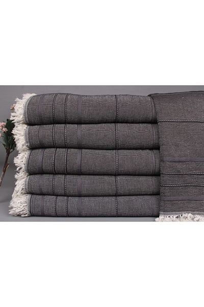 Kayra Export Pique Dark Grey-black 200x250 Cm 100% Cotton Cover Woven Pique Medium Thick