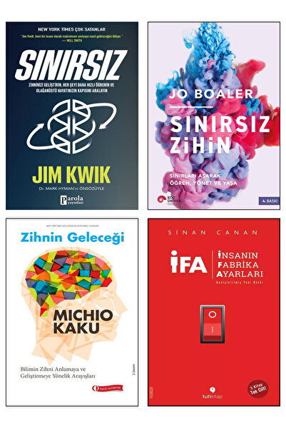 Parola Yayınları Sınırsız Jim Kwik + Sınırsız Zihin + Zihnin Geleceği + İfa İ...