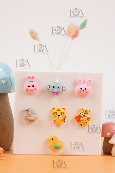 Crocs Corcs Jibbitz Terlik Süsü - Suluk Süsü - Telefon Süsü, 7 Adet Mix Charm...