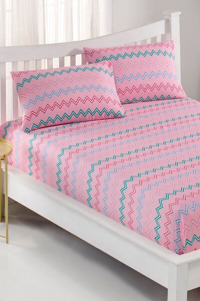 Enlora Home Pes Lastikli Çarşaf Seti Tek Kişilik Kokteyl Kombin