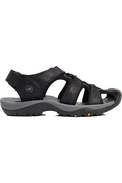 Greyder 14630 Black Genuine Leather Sandals
