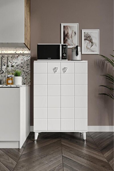 mapahomeliving Bella Çok Amaçlı Dolap Mutfak Balkon Kiler Banyo Ayakkabılık D...