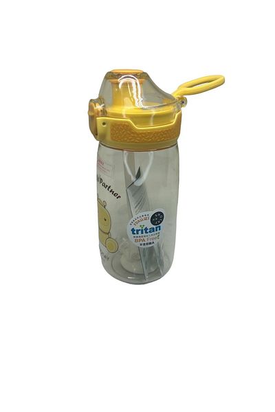 Shotay 500 Ml Robot Children's Waterer - Bpa Free, With Straw and Drip-Free