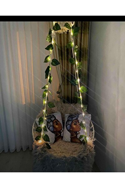 AslanButik İp Makrome Özel Örgü Salıncak Hamak Pamuk Ip (55X70) 70 Retro Tek Kişilik Ekru