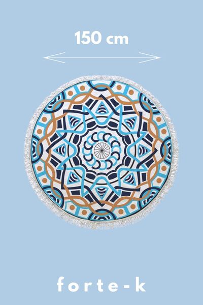 Fortek Home Round Beach Towel - Summer