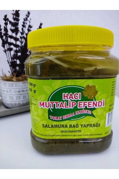 Hacı Muttalip Efendi Tokat Erbaa Narince Salamura Bağ Yaprağı 1300 gr