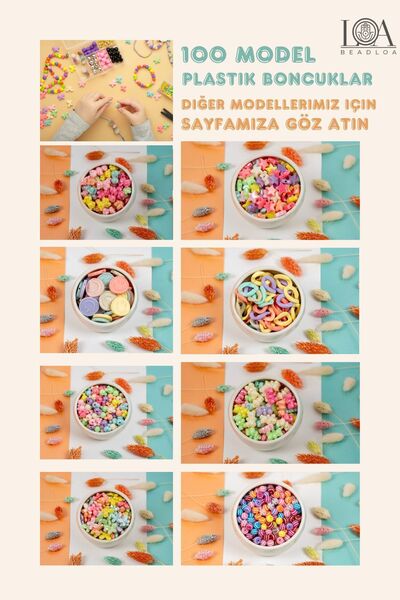 LANDOFACCESSORY 1. HIGH QUALITY COLORED Acrylic BEADS - 8 MM BEADS - FOR NECKLACES, BRACELETS, BUCKLES - ACCESSORIES - 25 GR MIX 80 PIECES
