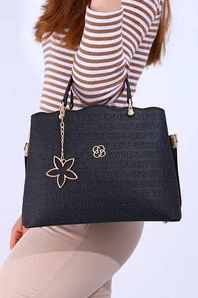 By Hakan Dm-1262 Women's Hand Bag Women's Shoulder Bag Black