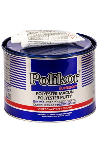 Polikor Polyester Çelik Macun 2700 Gr 60 Gr Sertleştirici