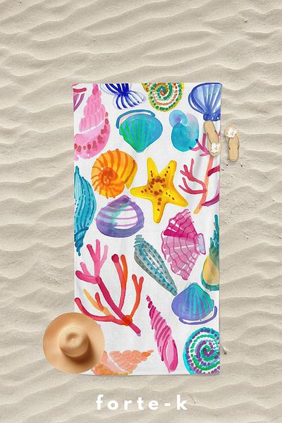 Fortek Home King Size 75*150 CM Beach Towel - Summer