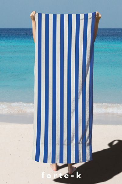 Fortek Home 2 Pack Oversize Beach Towels - 75*150 cm (Summer)