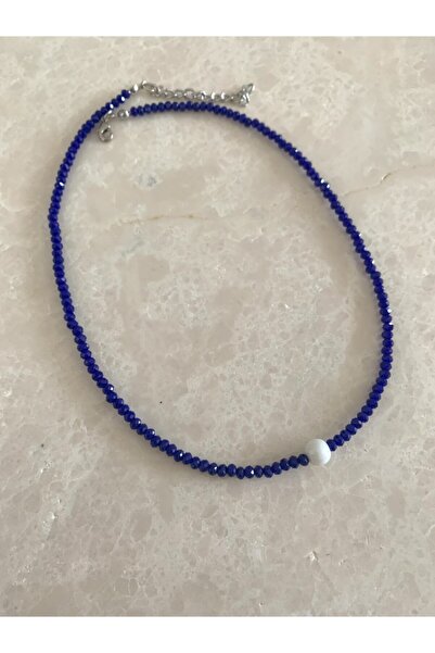 Atelier Çağla Mavi Incili Kolye