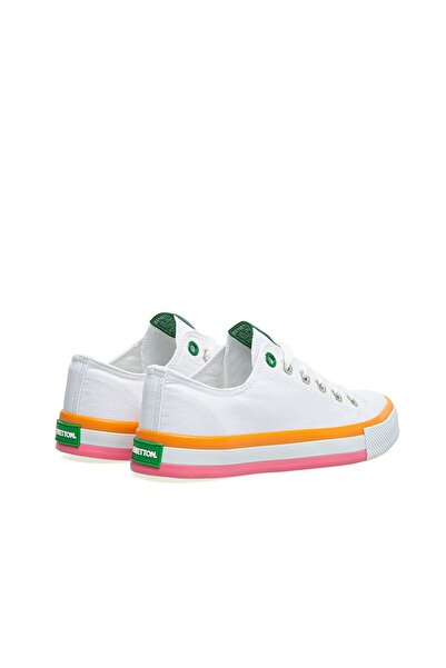 Benetton Bílá - Bn-30176-22y Dámská sportovní obuv Converse