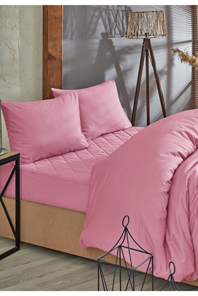 Formeya Protector de saltea matlasat cu pulbere, 100% bumbac, set de huse pen...