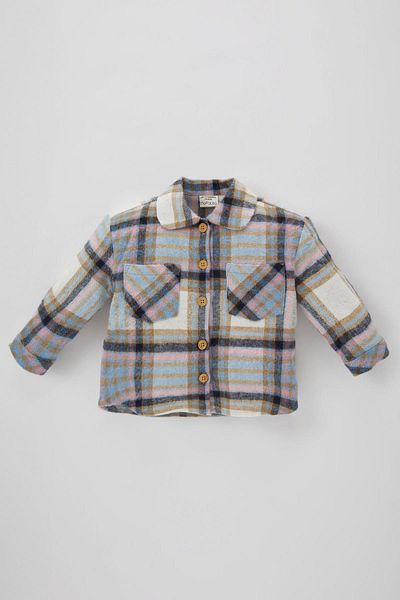 DeFacto Flanel Baby Girl ing - hosszú ujjú, A8815a523wn