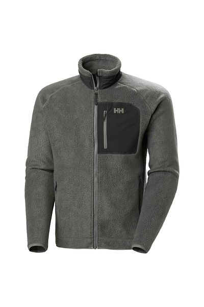 Helly Hansen Panoroma Pleat Block Men's Gray Stand Collar Jacket