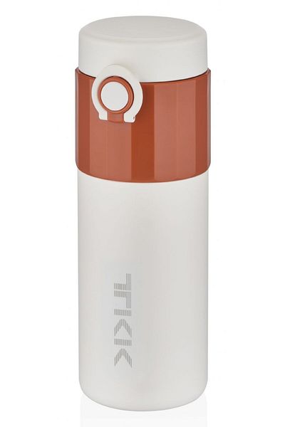 TKK 450 ml Stainless Light Brown Steel Thermos - Coffee Thermos - Children and Adults