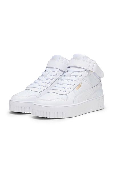 Puma Carina Street Mid 392337 -01 - Unisex-High-Top-Sportschuhe WEISS