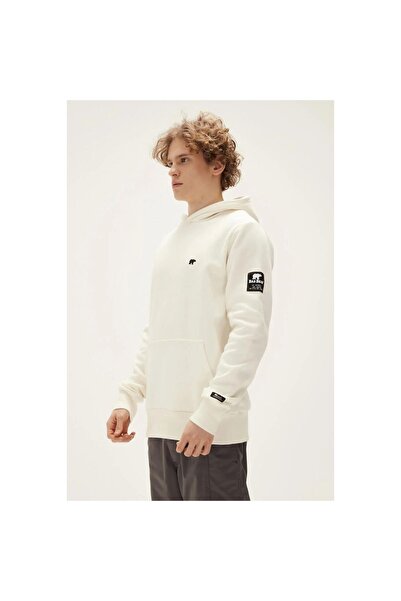 Bad Bear Beige Color Men's Long Sleeve Cordless Sweatshirt