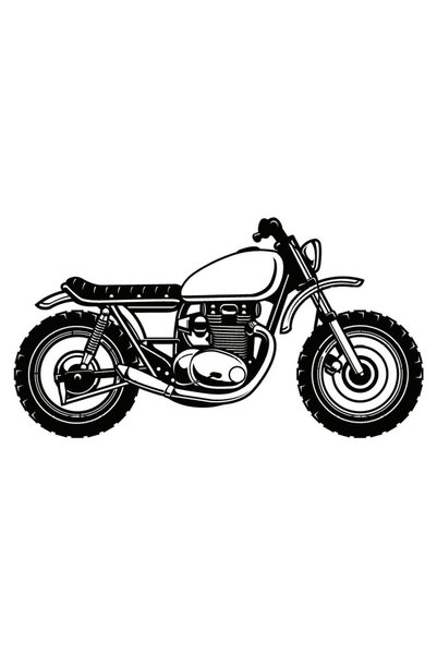 Generic Brand Byr002 Classic Motorcycles (Type 12) 60X30 cm [Efsngrck]
