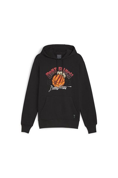 Puma Мъжки черен суичър с качулка Graphic Booster