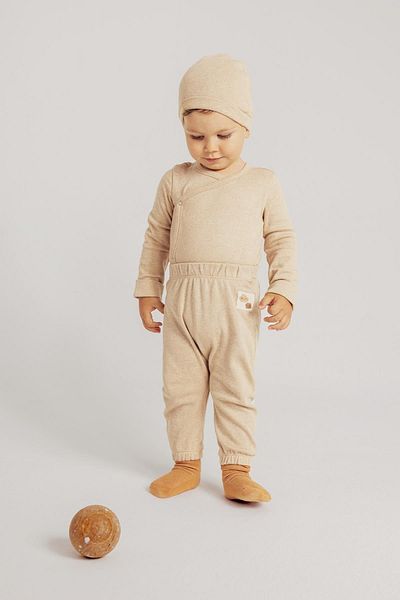 DeFacto 3 Piece Long Sleeve T-Shirt and Bottom Hat Set for Baby Boys - B0699a523au