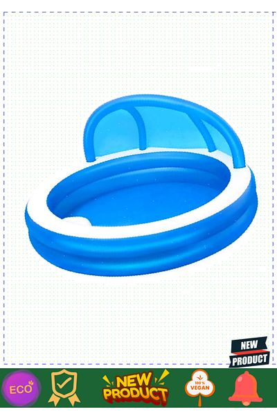 OMZ Inflatable Pool with Sunshade 54337 Girl Boy Toys Educational Toys