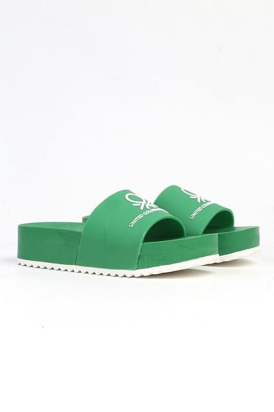 Benetton BN-1211-3489 Green Women's Slippers