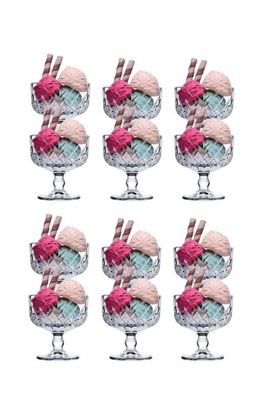 Paşabahçe Timeless Ice Cream Bowl Set of 12 440211