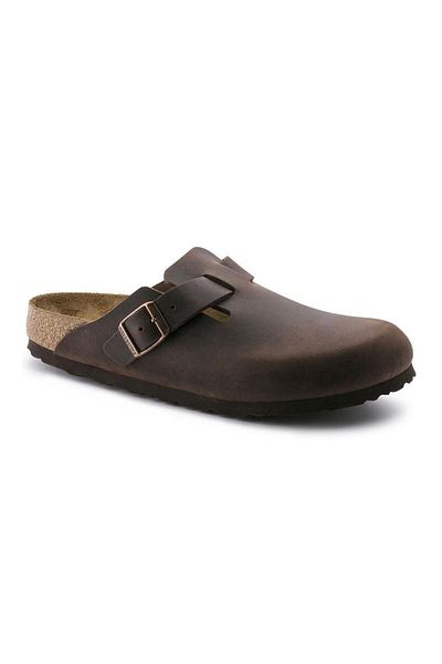 Birkenstock Unisex Boston Sfb Leoi - Brown Slippers
