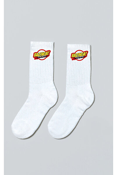 Darkia Șosete Mango Tango cu imprimeu unisex alb material reiat pentru băieți...