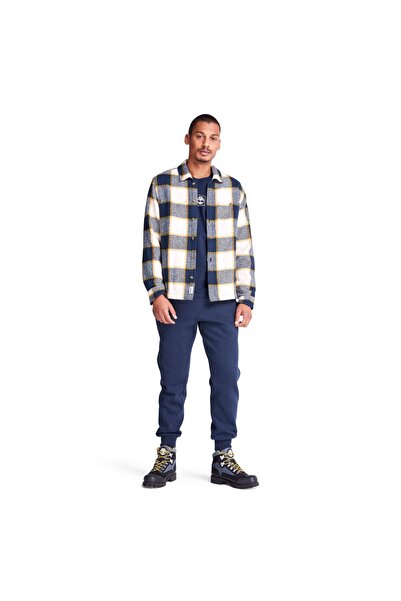 Timberland Brushed Back Men's Navy Blue Sweatpants