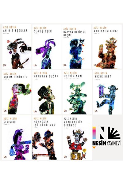 Nesin Yayınevi Aziz Nesin Öyküleri Seti-I : 11 Kitap