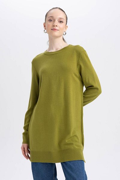 DeFacto Crew Neck Regular Fit Tunic H3431az23wn